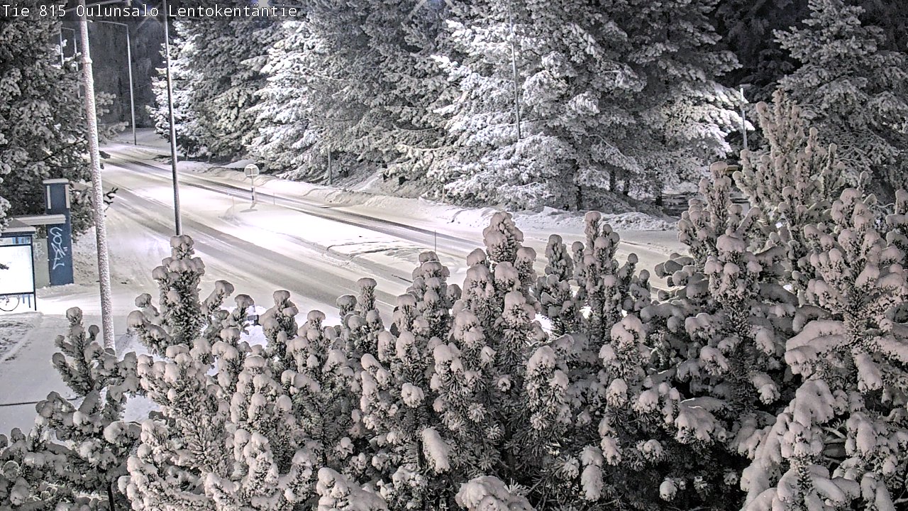 Kelikamerat Kuva Tie 816 Oulunsalo, Lentokentäntie, Oulu, Pohjois-Pohjanmaa