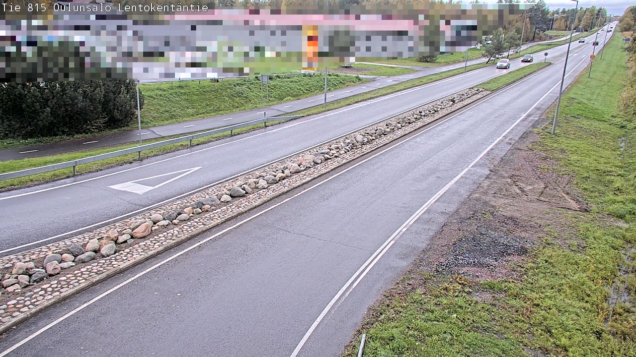 Kelikamerat Kuva Tie 816 Oulunsalo, Lentokentäntie, Oulu, Pohjois-Pohjanmaa