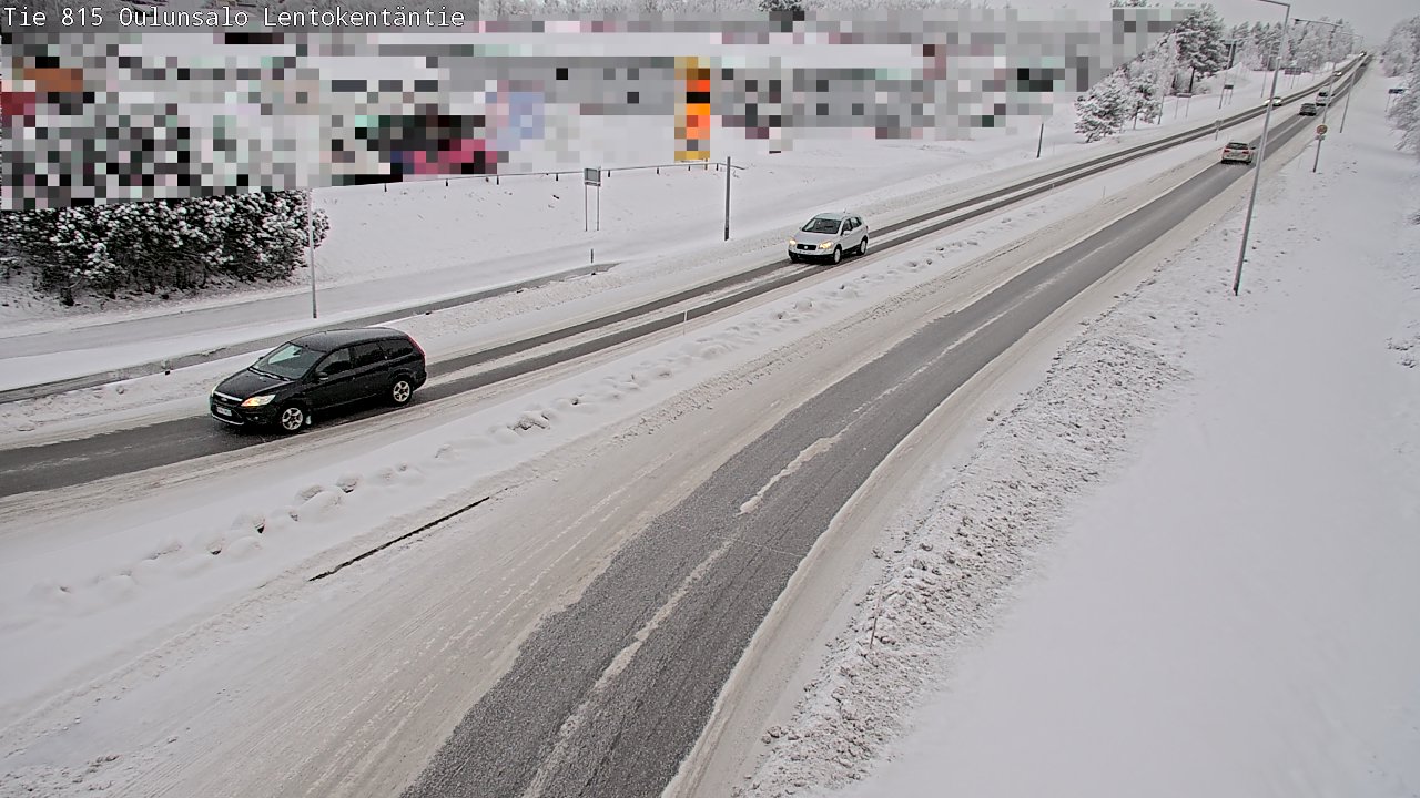 Kelikamerat Kuva Tie 816 Oulunsalo, Lentokentäntie, Oulu, Pohjois-Pohjanmaa