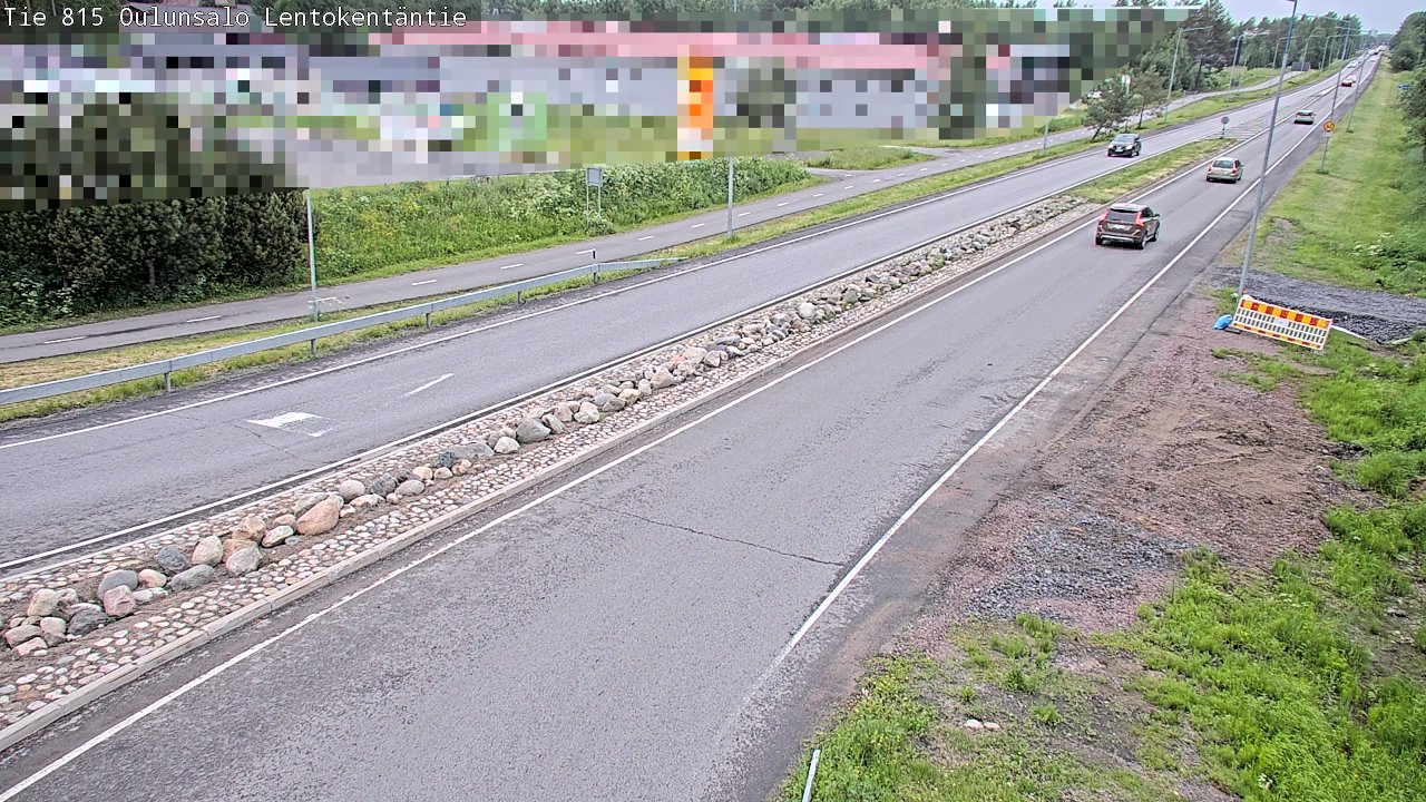 Kelikamerat Kuva Tie 816 Oulunsalo, Lentokentäntie, Oulu, Pohjois-Pohjanmaa