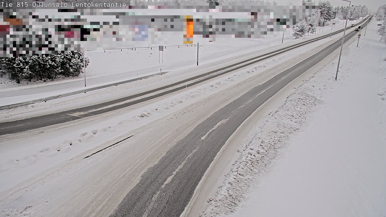 Kelikamerat Kuva Tie 816 Oulunsalo, Lentokentäntie, Oulu, Pohjois-Pohjanmaa