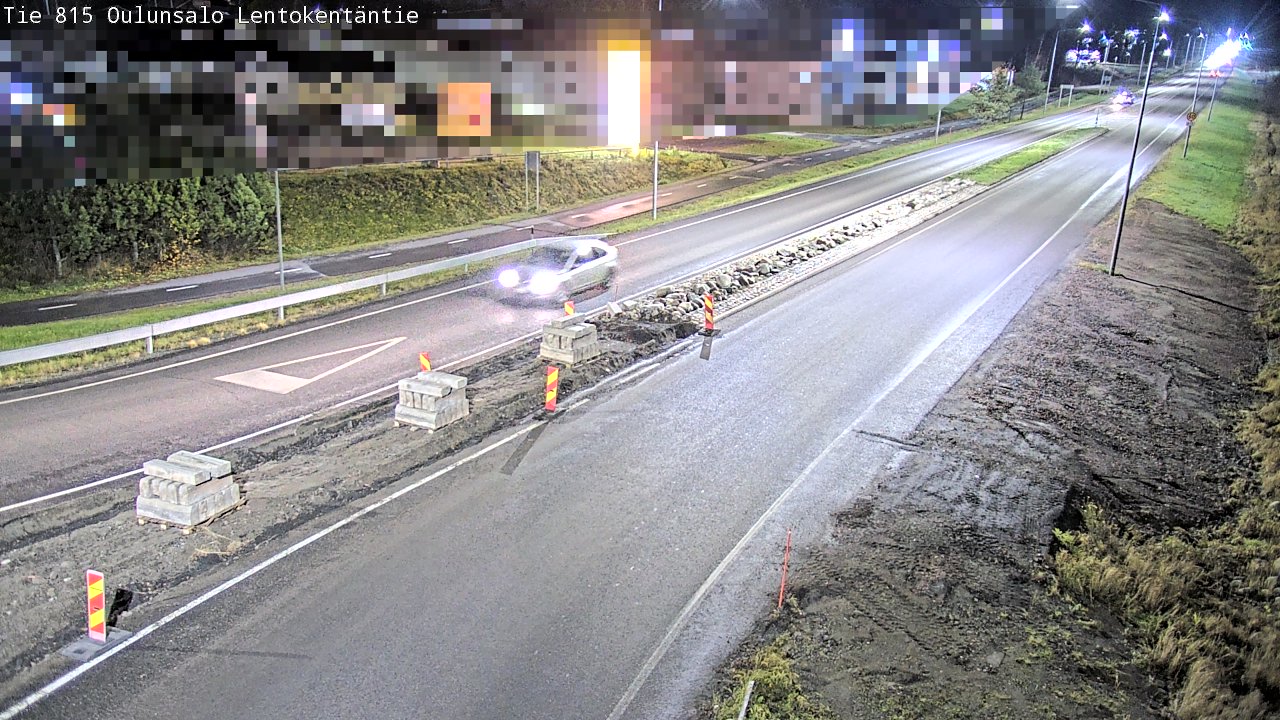 Kelikamerat Kuva Tie 816 Oulunsalo, Lentokentäntie, Oulu, Pohjois-Pohjanmaa