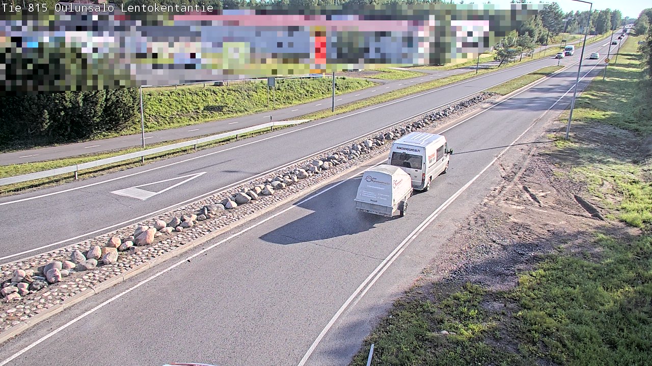 Weather Camera Image Road 816 Oulunsalo, Lentokentäntie, Oulu, Pohjois-Pohjanmaa