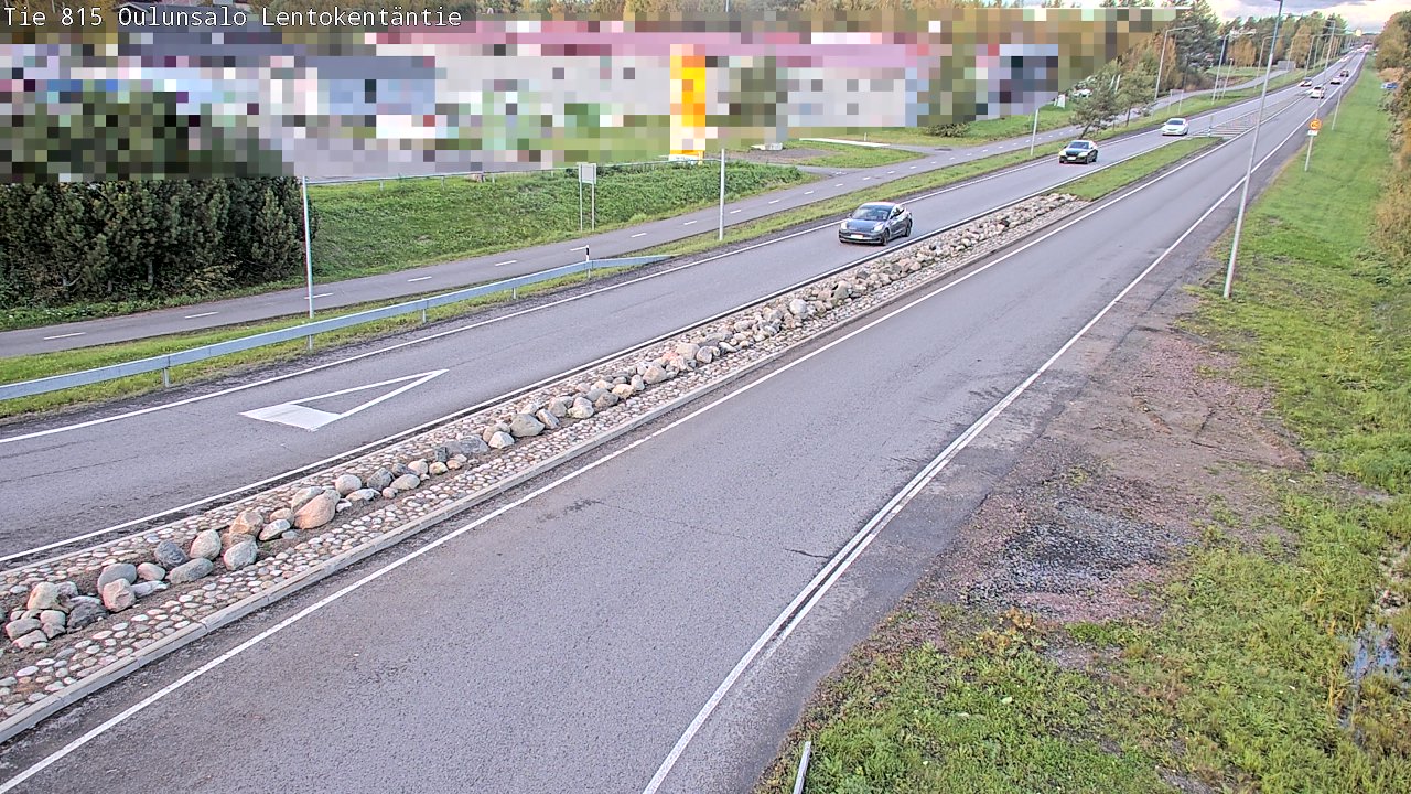 Weather Camera Image Road 816 Oulunsalo, Lentokentäntie, Oulu, Pohjois-Pohjanmaa