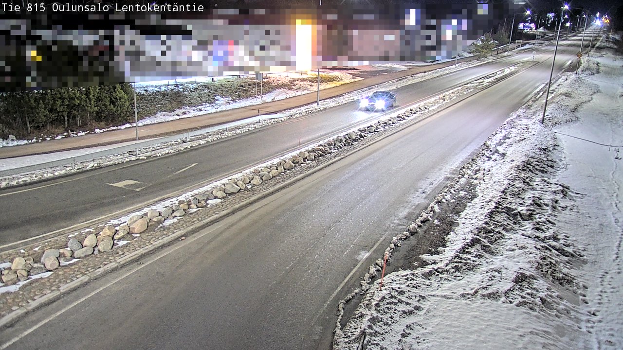 Kelikamerat Kuva Tie 816 Oulunsalo, Lentokentäntie, Oulu, Pohjois-Pohjanmaa