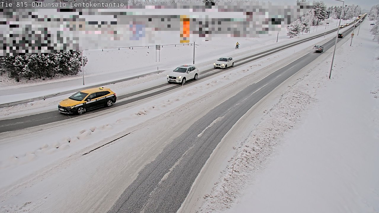 Weather Camera Image Road 816 Oulunsalo, Lentokentäntie, Oulu, Pohjois-Pohjanmaa