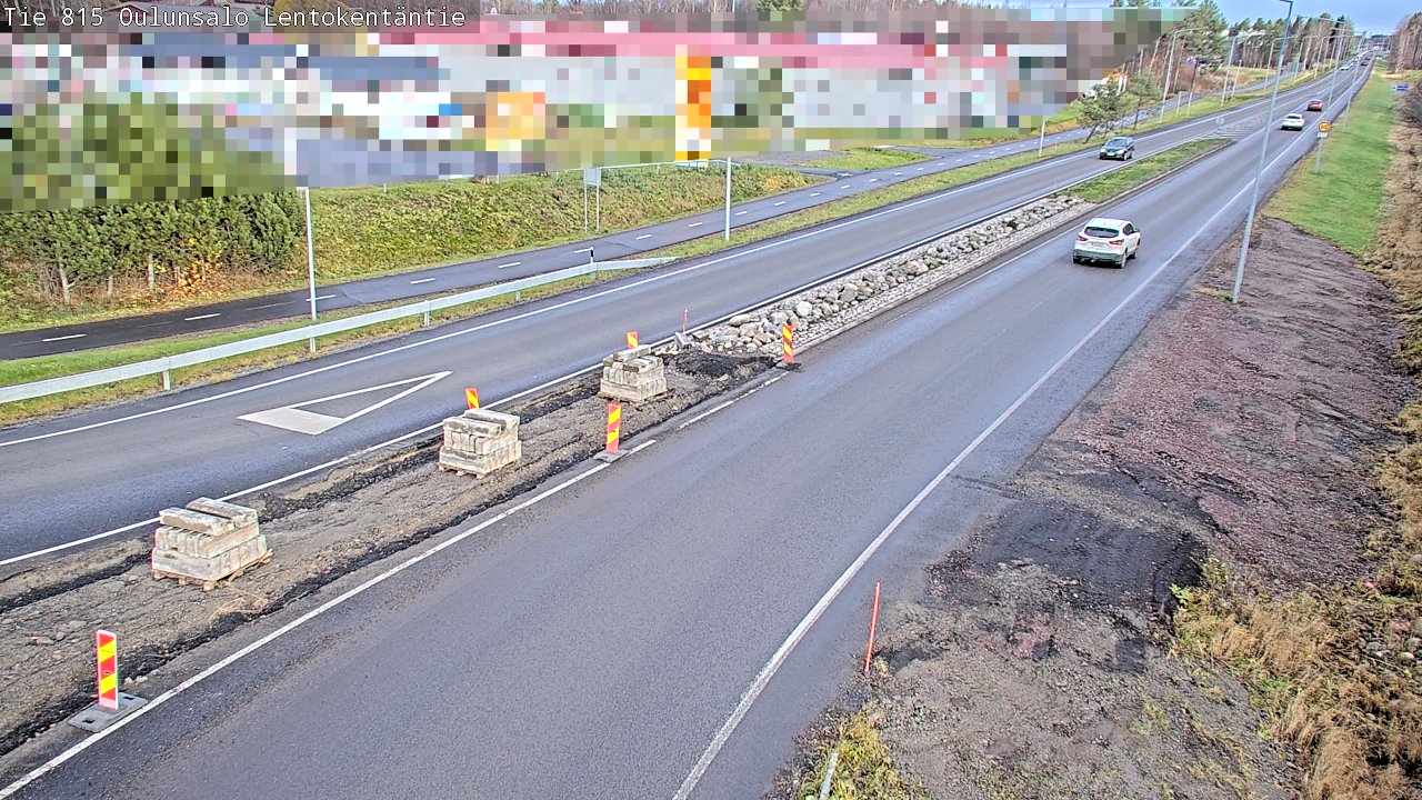 Kelikamerat Kuva Tie 816 Oulunsalo, Lentokentäntie, Oulu, Pohjois-Pohjanmaa