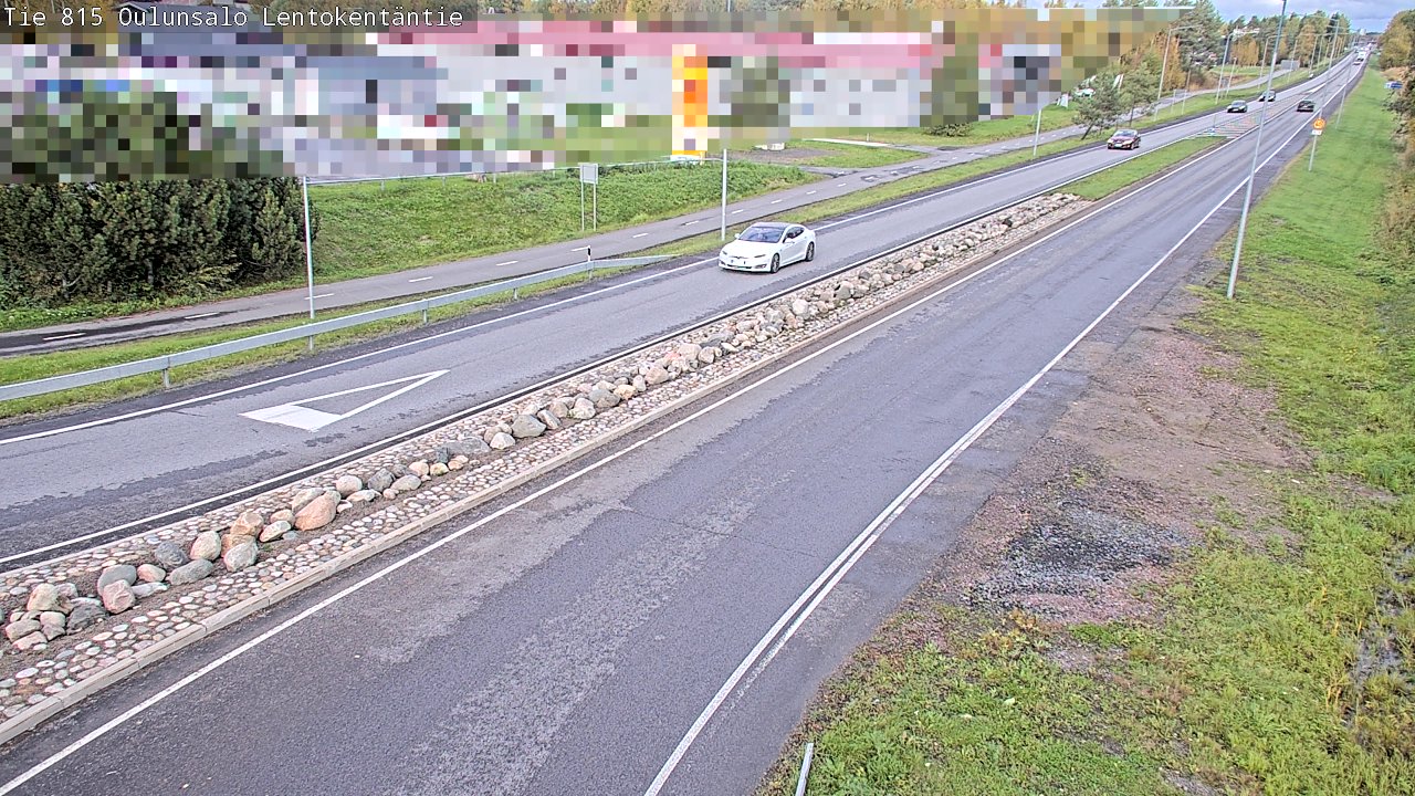 Weather Camera Image Road 816 Oulunsalo, Lentokentäntie, Oulu, Pohjois-Pohjanmaa