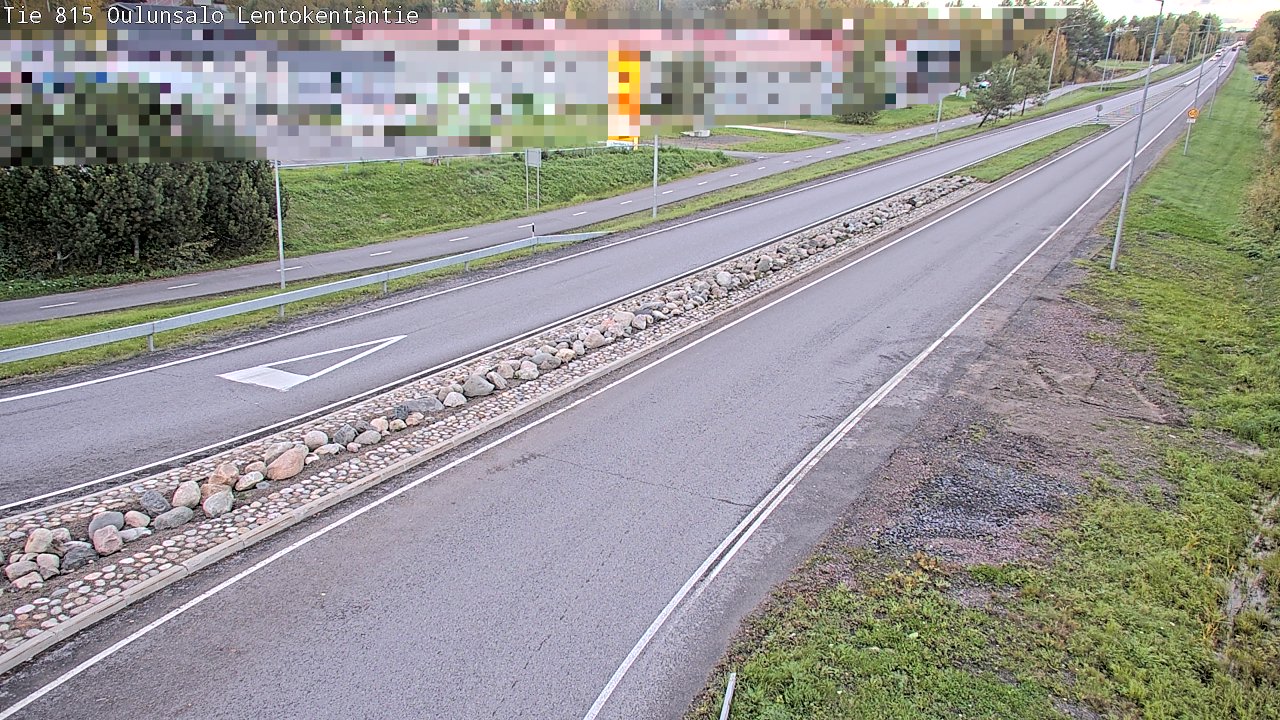 Weather Camera Image Road 816 Oulunsalo, Lentokentäntie, Oulu, Pohjois-Pohjanmaa
