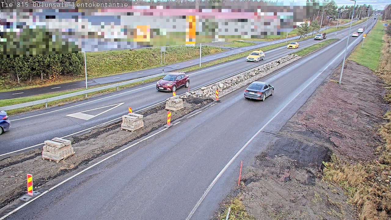 Kelikamerat Kuva Tie 816 Oulunsalo, Lentokentäntie, Oulu, Pohjois-Pohjanmaa
