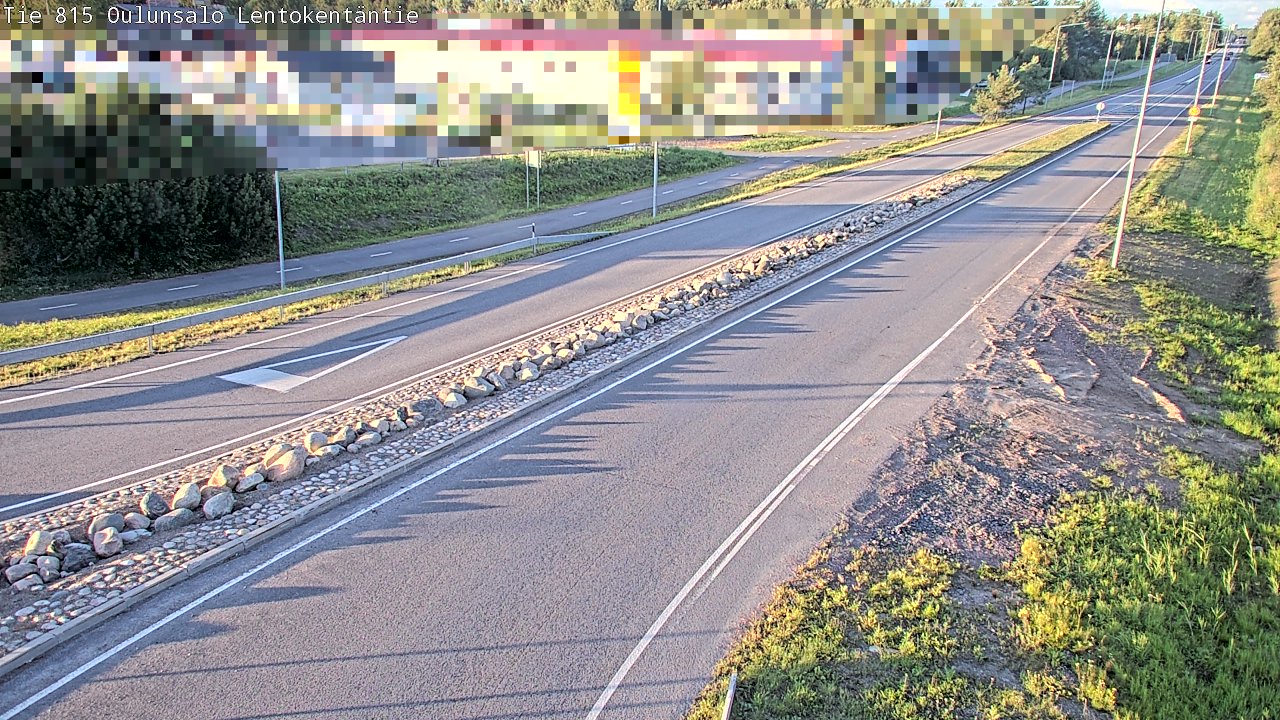 Kelikamerat Kuva Tie 816 Oulunsalo, Lentokentäntie, Oulu, Pohjois-Pohjanmaa
