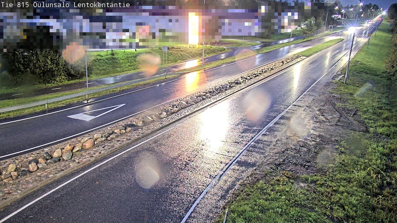 Weather Camera Image Road 816 Oulunsalo, Lentokentäntie, Oulu, Pohjois-Pohjanmaa