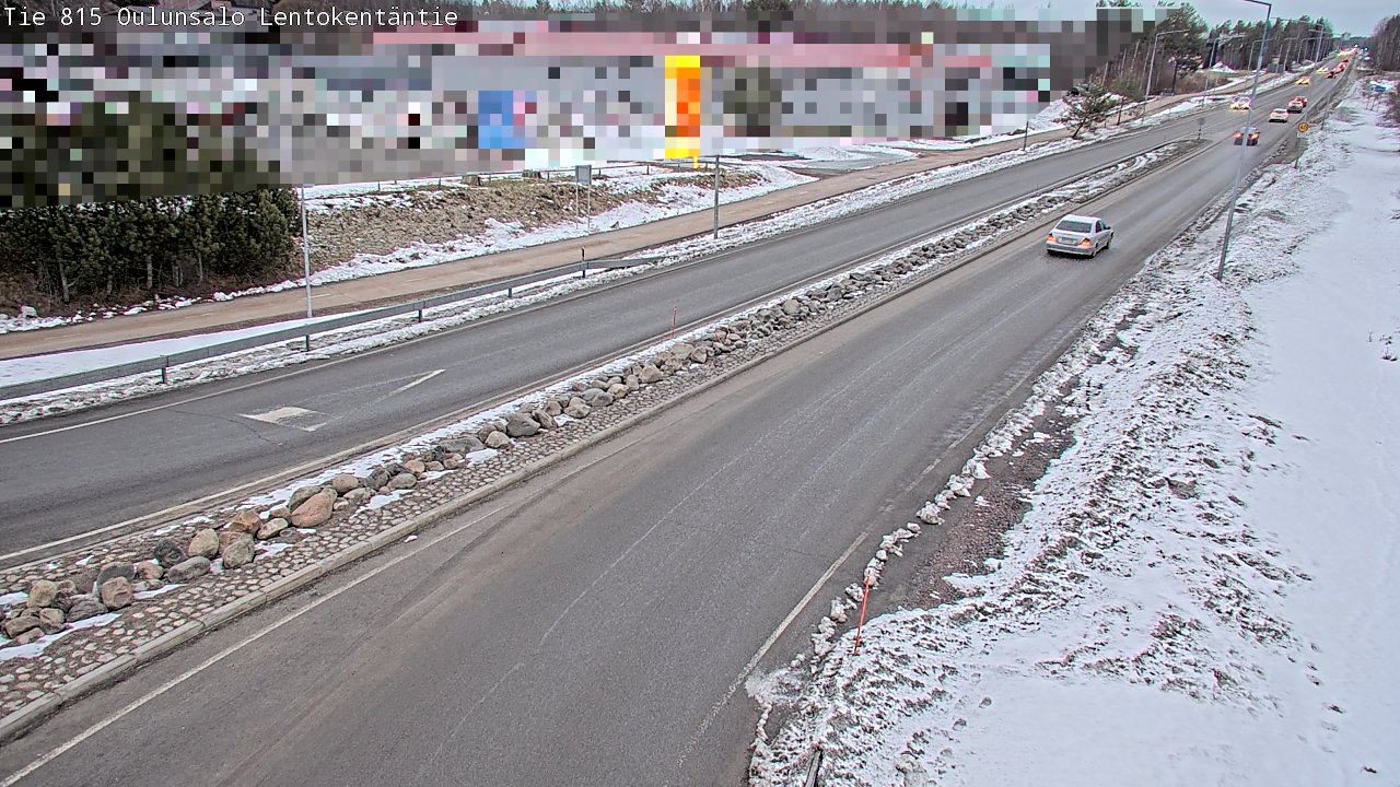 Kelikamerat Kuva Tie 816 Oulunsalo, Lentokentäntie, Oulu, Pohjois-Pohjanmaa