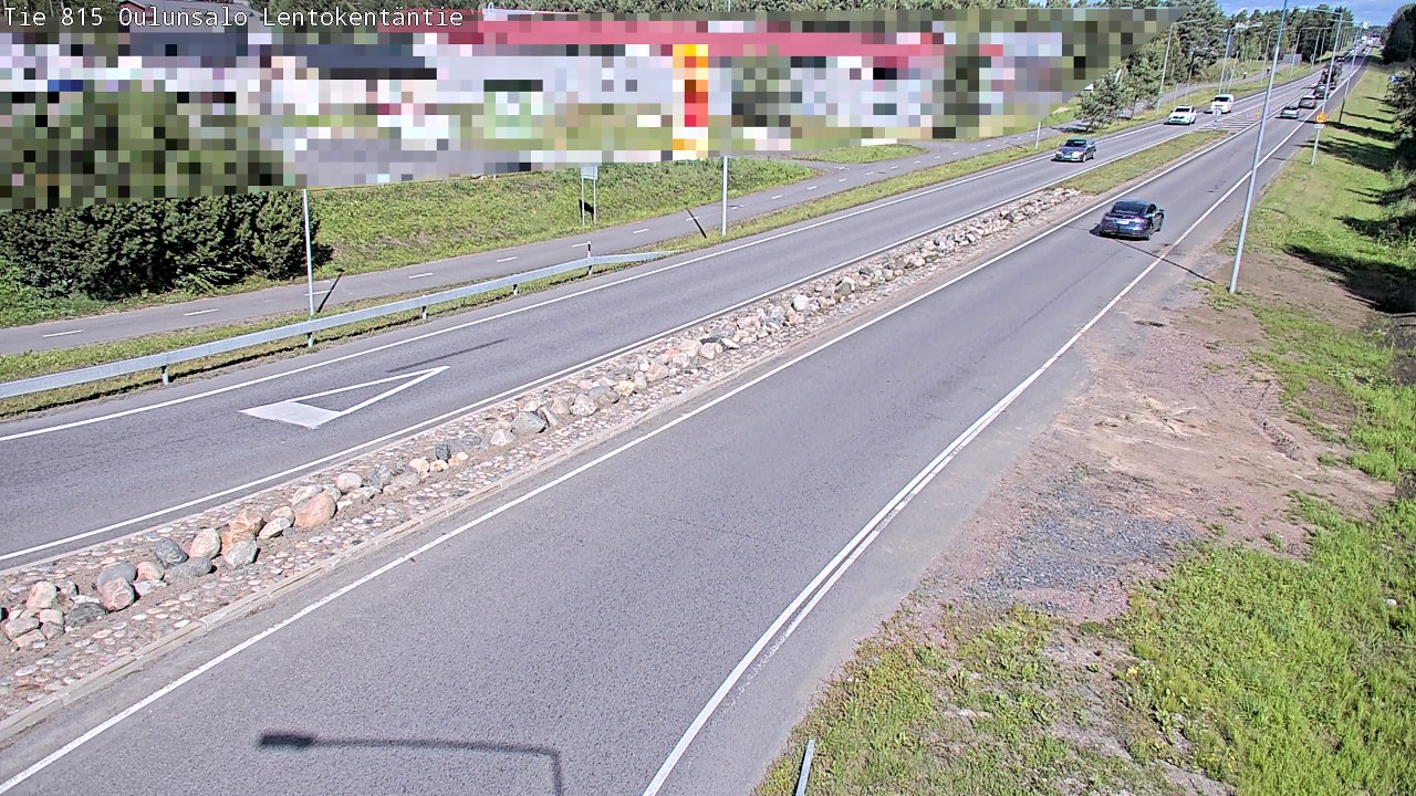 Kelikamerat Kuva Tie 816 Oulunsalo, Lentokentäntie, Oulu, Pohjois-Pohjanmaa