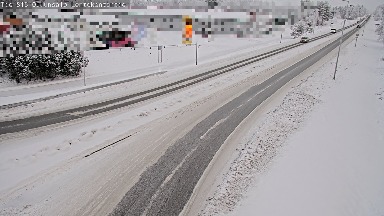 Kelikamerat Kuva Tie 816 Oulunsalo, Lentokentäntie, Oulu, Pohjois-Pohjanmaa