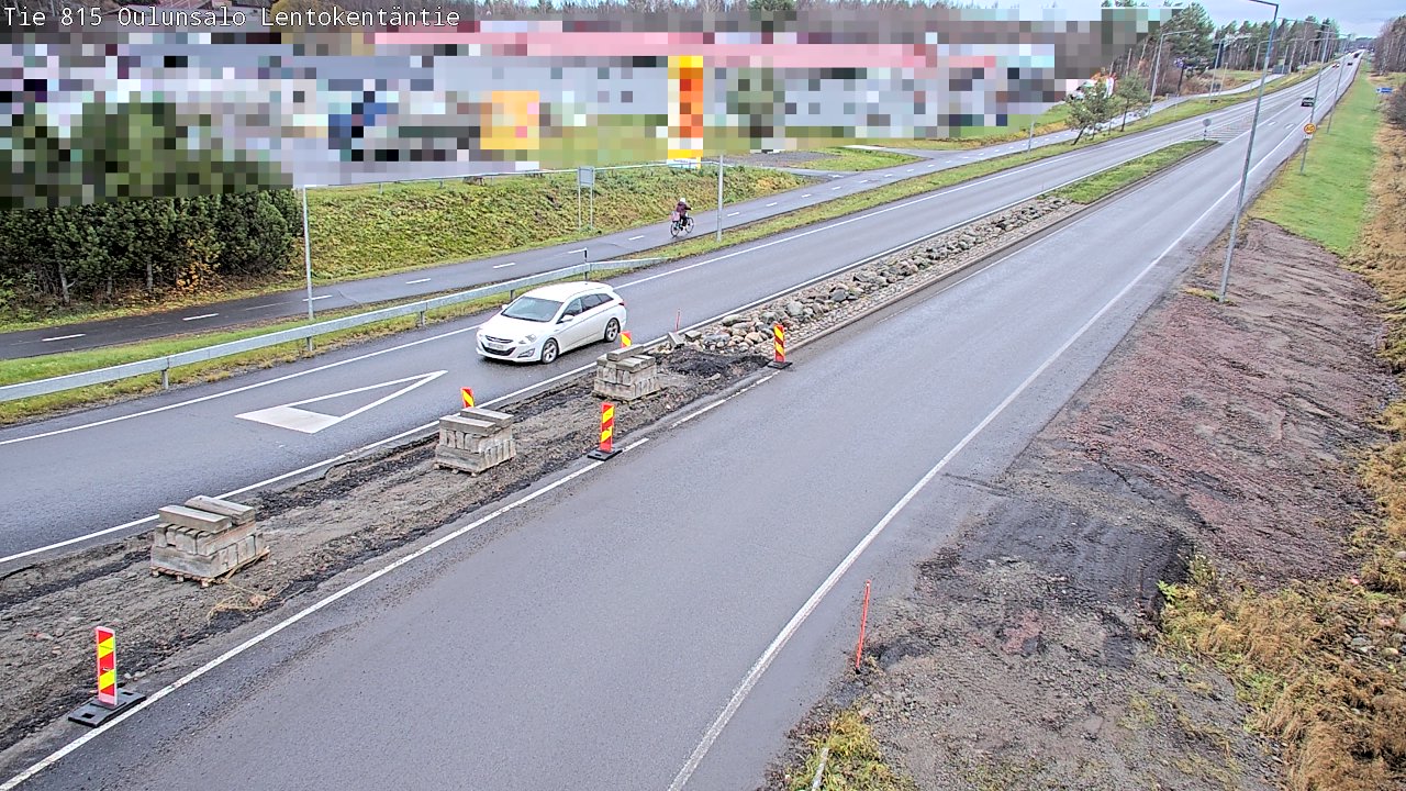 Kelikamerat Kuva Tie 816 Oulunsalo, Lentokentäntie, Oulu, Pohjois-Pohjanmaa