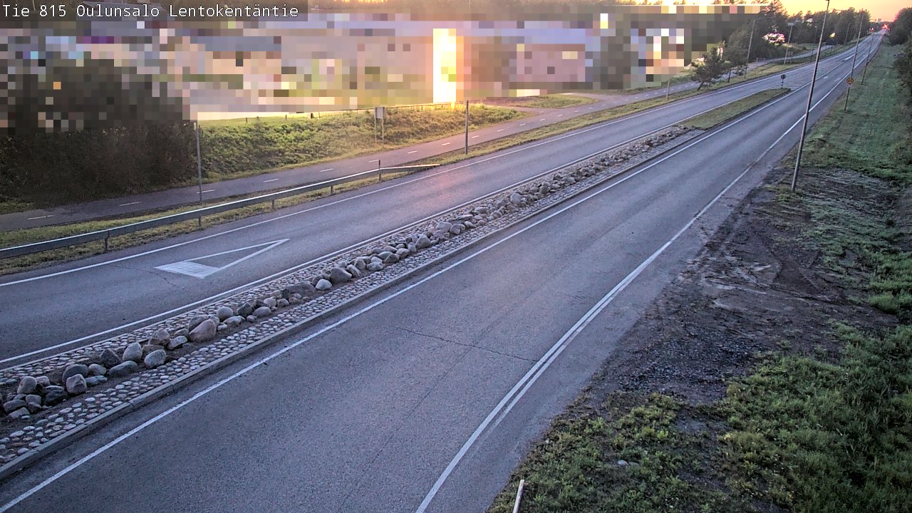 Kelikamerat Kuva Tie 816 Oulunsalo, Lentokentäntie, Oulu, Pohjois-Pohjanmaa