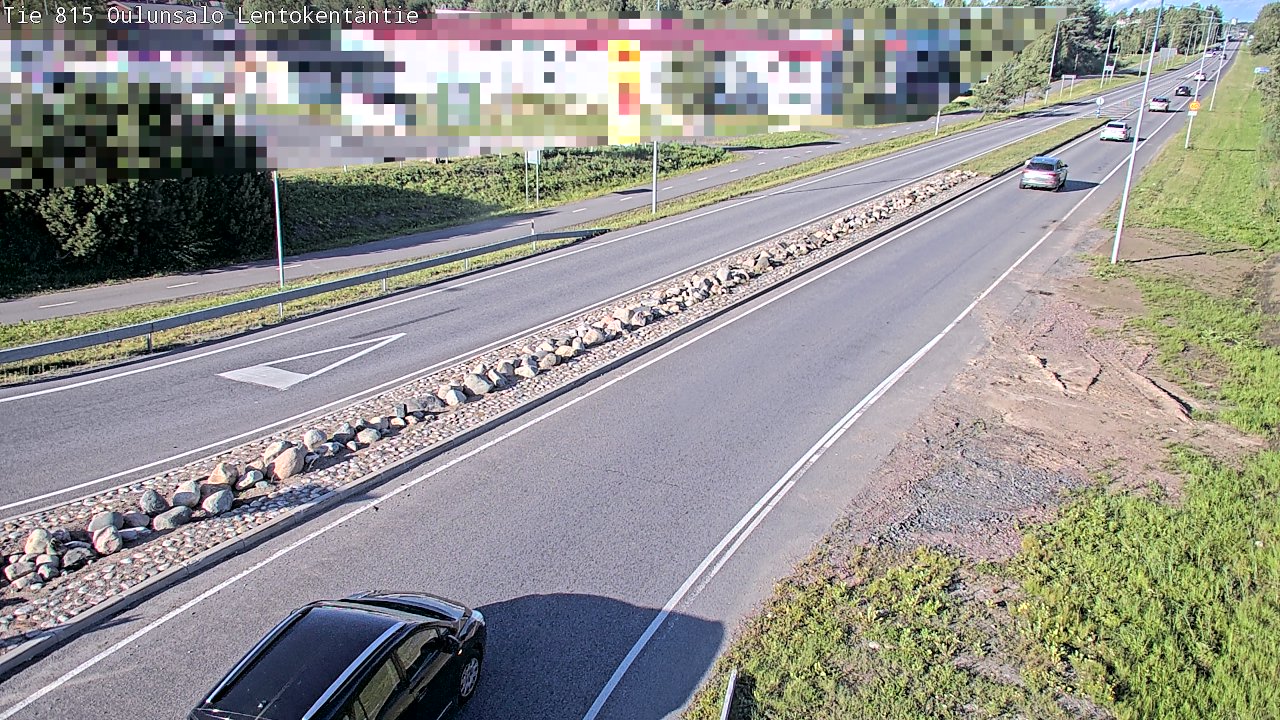 Kelikamerat Kuva Tie 816 Oulunsalo, Lentokentäntie, Oulu, Pohjois-Pohjanmaa