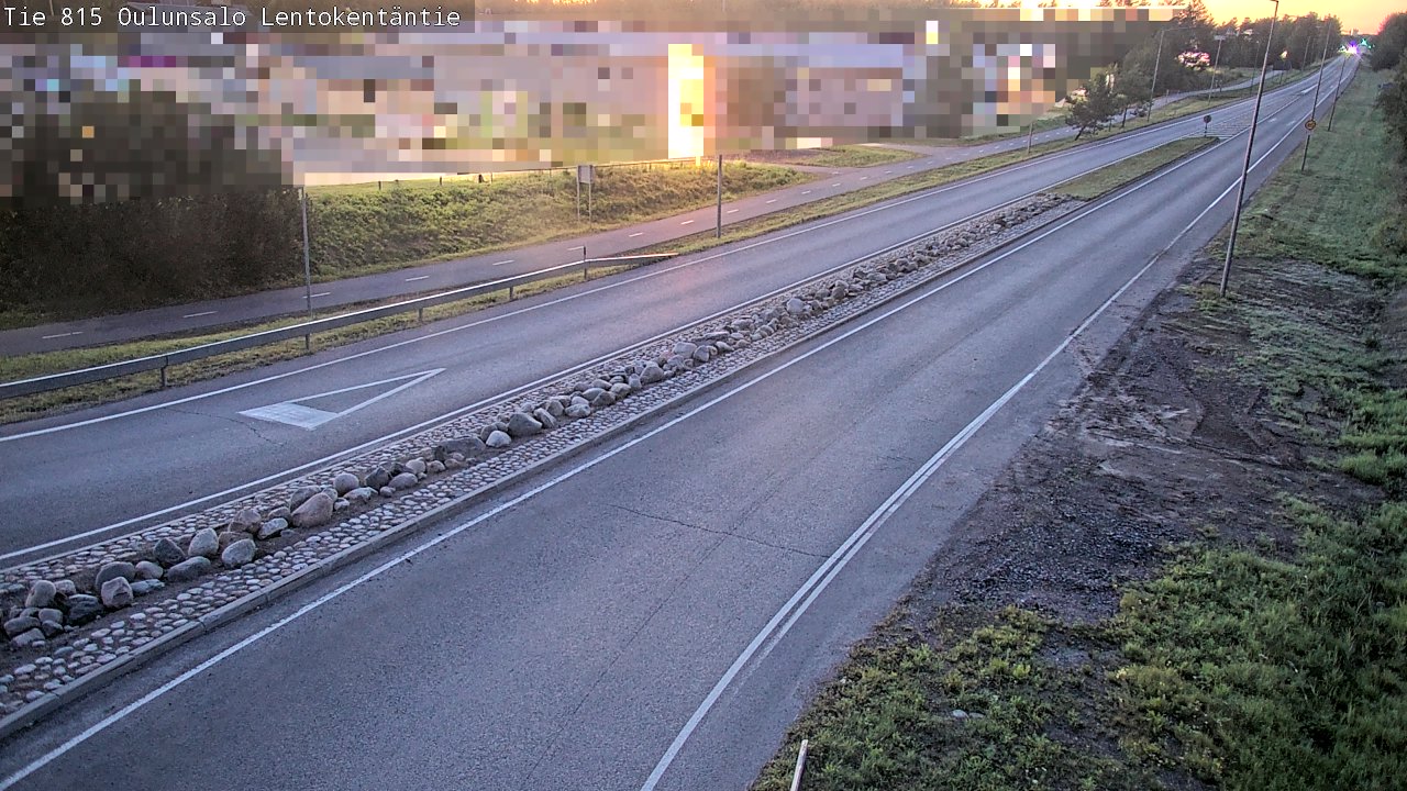 Kelikamerat Kuva Tie 816 Oulunsalo, Lentokentäntie, Oulu, Pohjois-Pohjanmaa