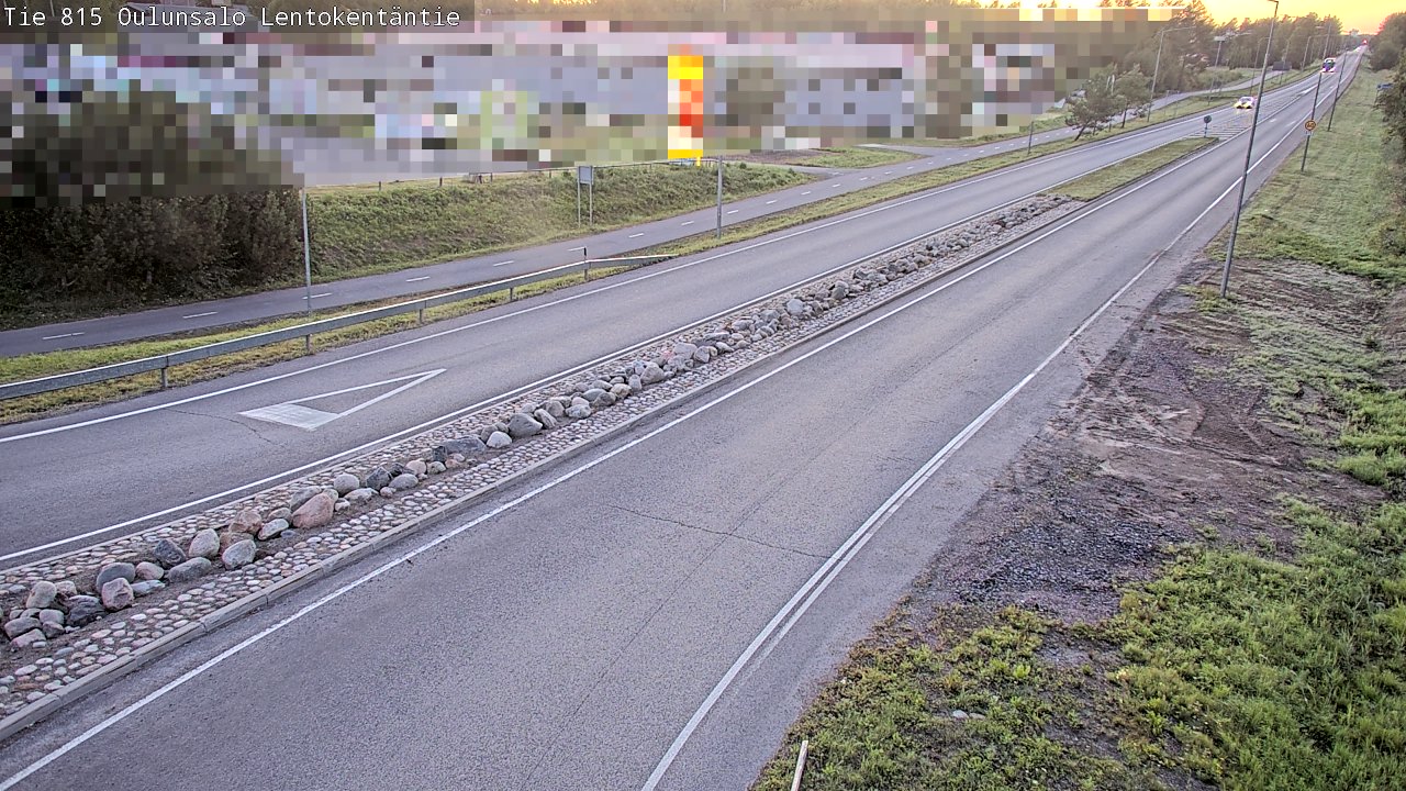 Kelikamerat Kuva Tie 816 Oulunsalo, Lentokentäntie, Oulu, Pohjois-Pohjanmaa