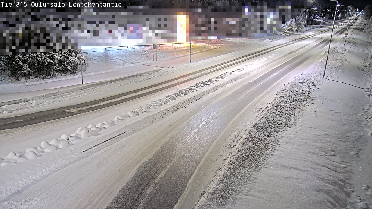 Kelikamerat Kuva Tie 816 Oulunsalo, Lentokentäntie, Oulu, Pohjois-Pohjanmaa