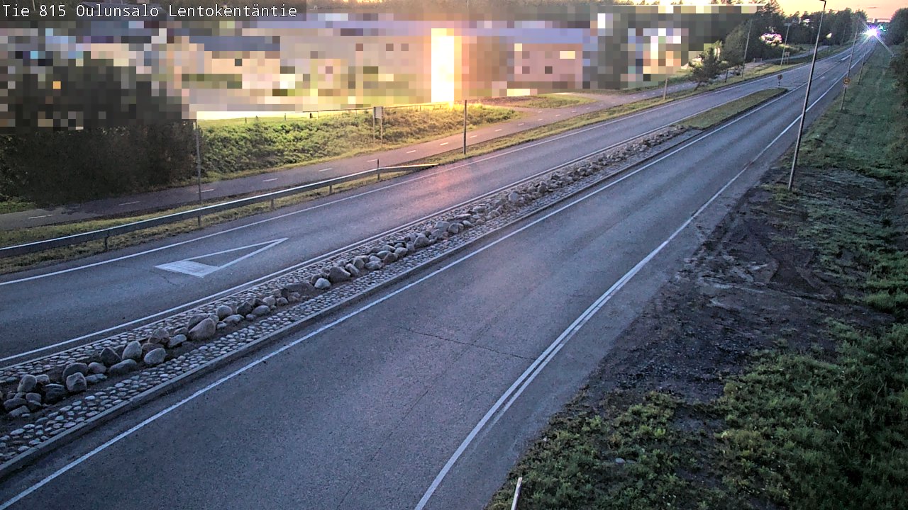 Kelikamerat Kuva Tie 816 Oulunsalo, Lentokentäntie, Oulu, Pohjois-Pohjanmaa