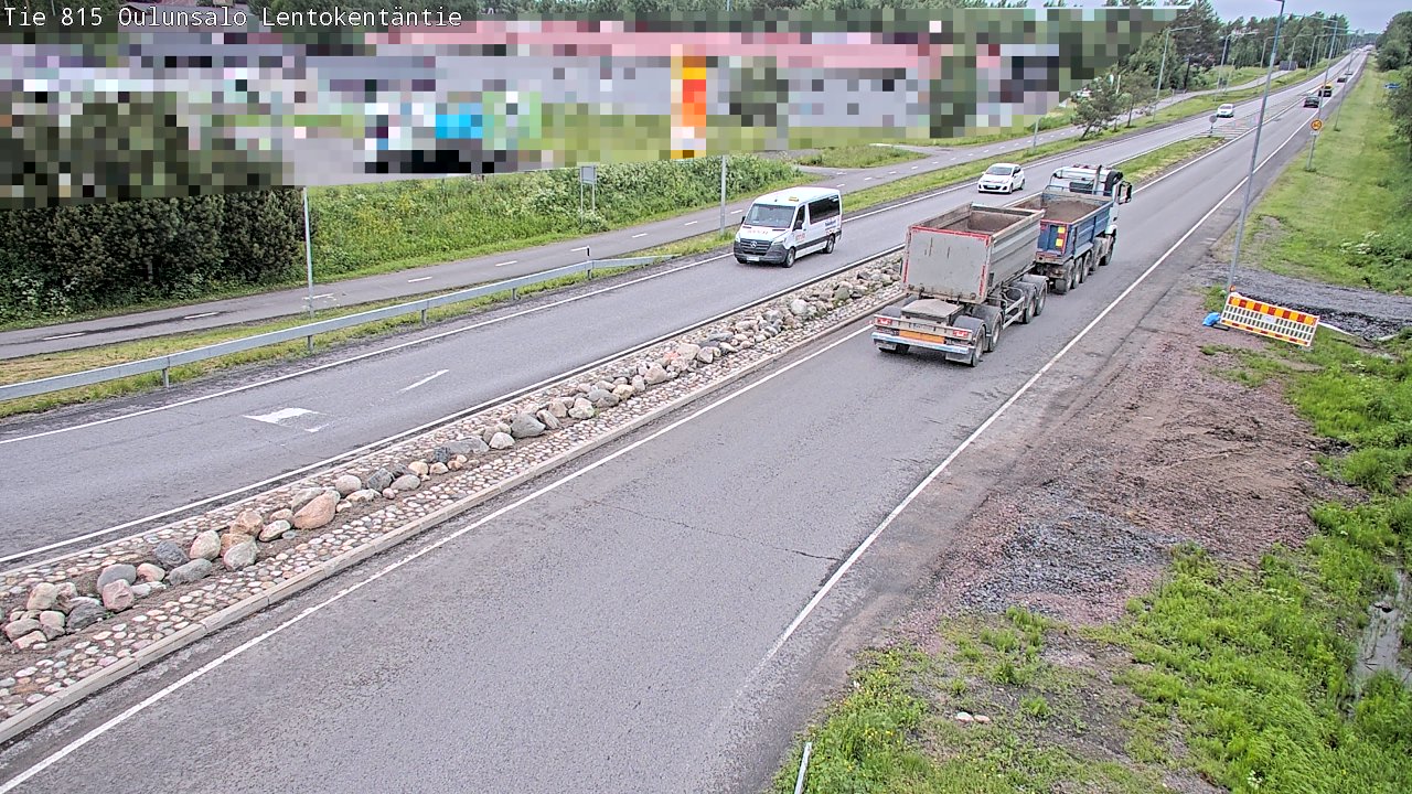 Kelikamerat Kuva Tie 816 Oulunsalo, Lentokentäntie, Oulu, Pohjois-Pohjanmaa