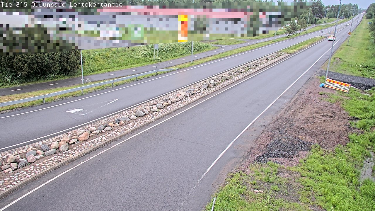 Kelikamerat Kuva Tie 816 Oulunsalo, Lentokentäntie, Oulu, Pohjois-Pohjanmaa