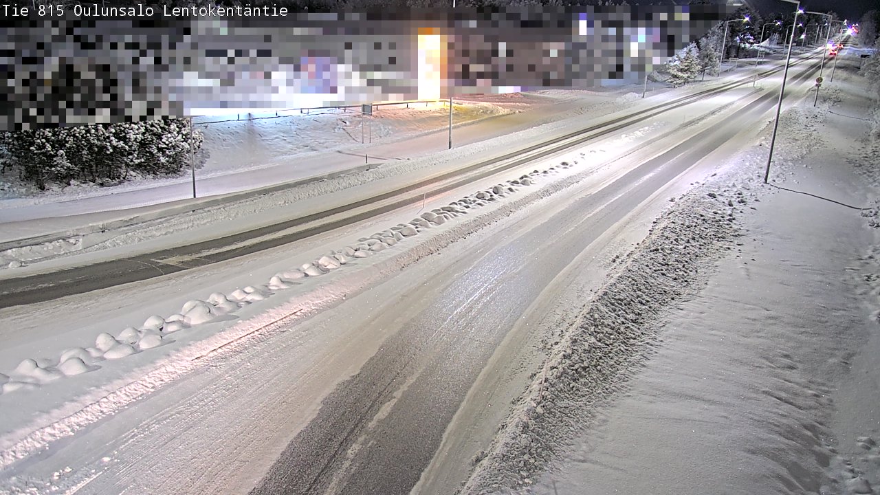 Kelikamerat Kuva Tie 816 Oulunsalo, Lentokentäntie, Oulu, Pohjois-Pohjanmaa