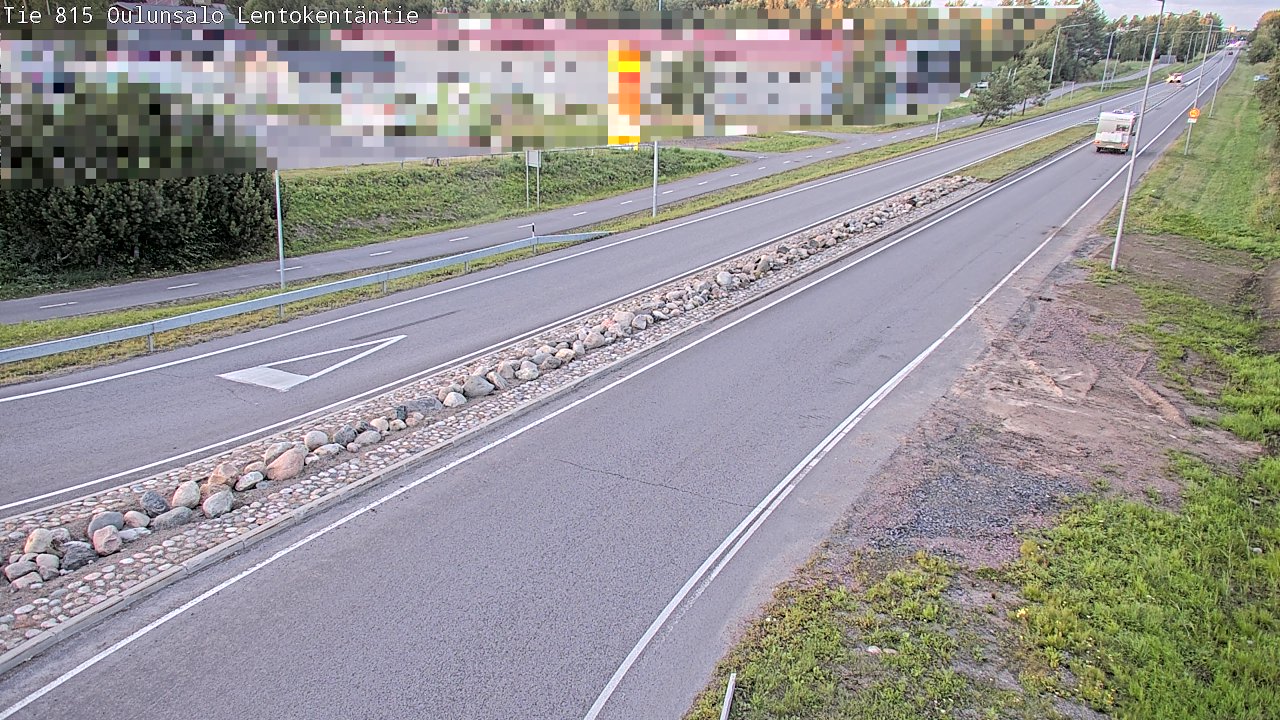Kelikamerat Kuva Tie 816 Oulunsalo, Lentokentäntie, Oulu, Pohjois-Pohjanmaa
