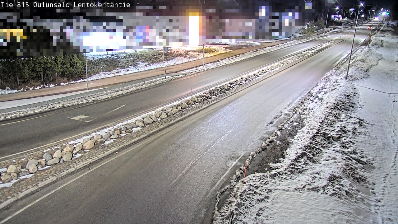 Kelikamerat Kuva Tie 816 Oulunsalo, Lentokentäntie, Oulu, Pohjois-Pohjanmaa