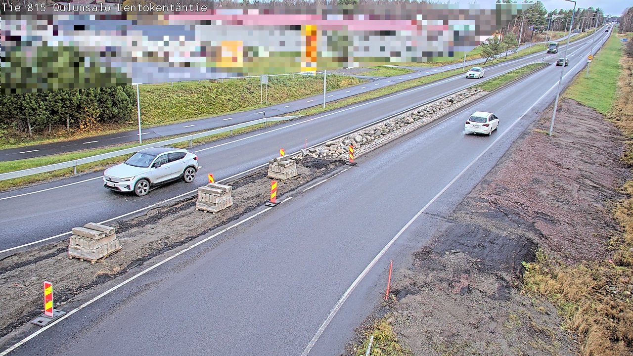 Kelikamerat Kuva Tie 816 Oulunsalo, Lentokentäntie, Oulu, Pohjois-Pohjanmaa