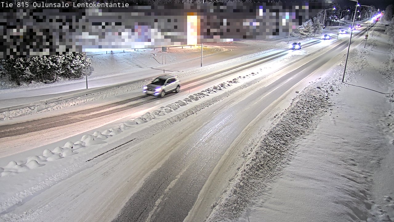 Kelikamerat Kuva Tie 816 Oulunsalo, Lentokentäntie, Oulu, Pohjois-Pohjanmaa