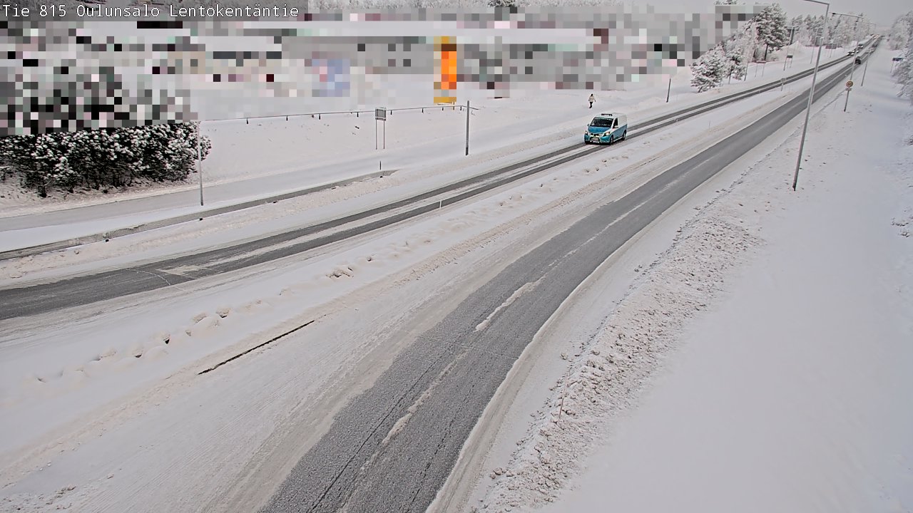 Kelikamerat Kuva Tie 816 Oulunsalo, Lentokentäntie, Oulu, Pohjois-Pohjanmaa