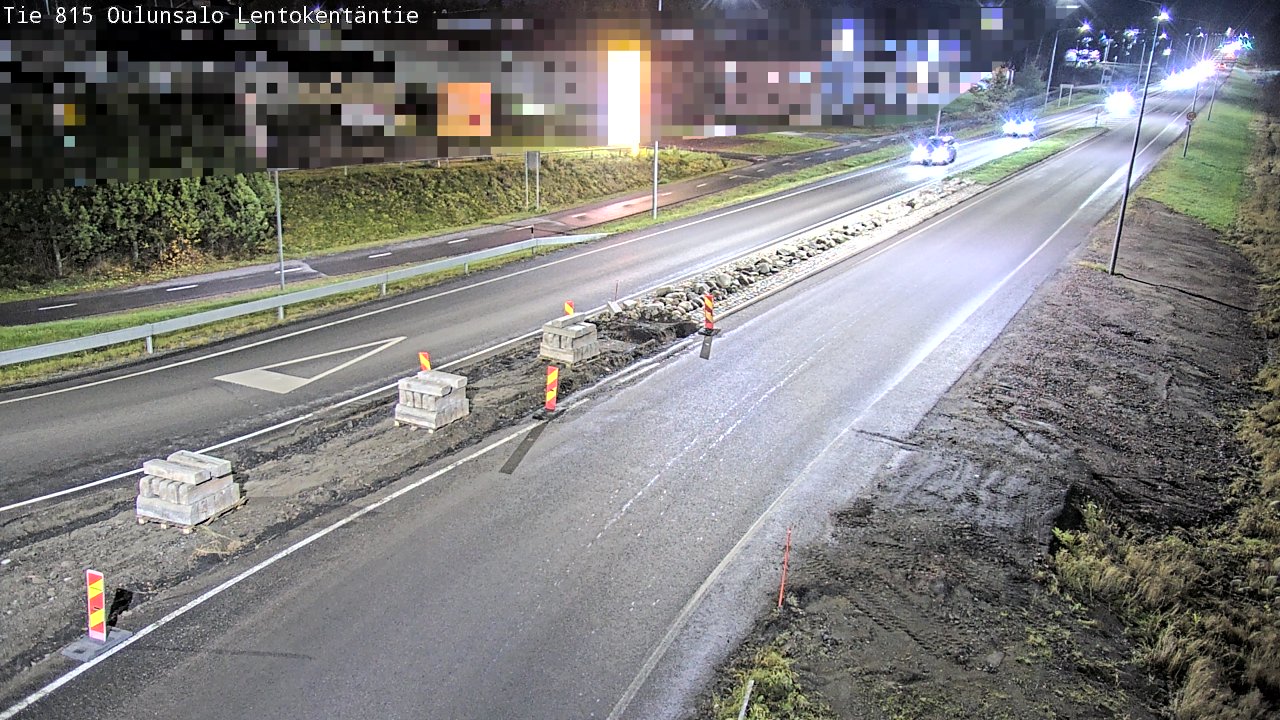 Kelikamerat Kuva Tie 816 Oulunsalo, Lentokentäntie, Oulu, Pohjois-Pohjanmaa