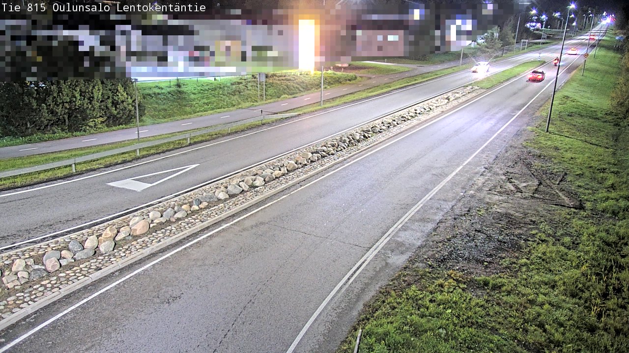 Weather Camera Image Road 816 Oulunsalo, Lentokentäntie, Oulu, Pohjois-Pohjanmaa