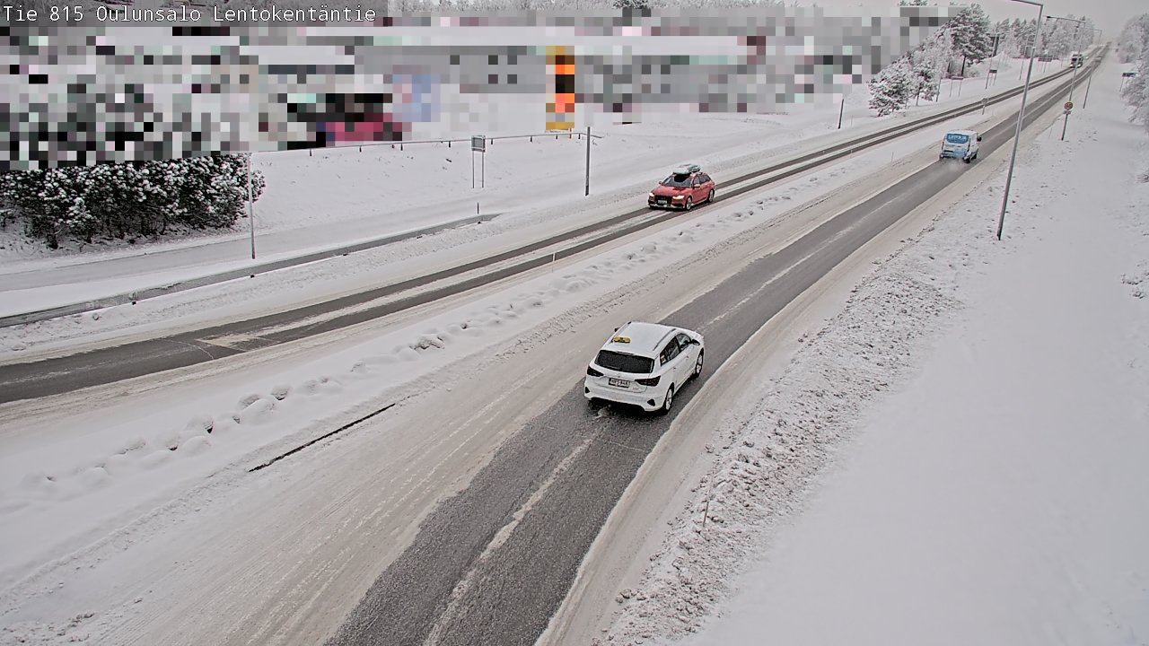 Kelikamerat Kuva Tie 816 Oulunsalo, Lentokentäntie, Oulu, Pohjois-Pohjanmaa