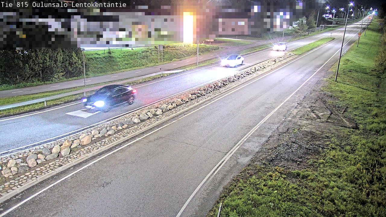 Weather Camera Image Road 816 Oulunsalo, Lentokentäntie, Oulu, Pohjois-Pohjanmaa