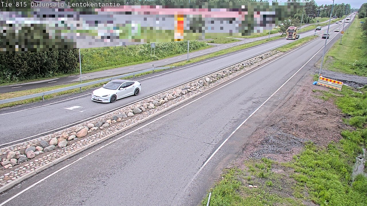 Kelikamerat Kuva Tie 816 Oulunsalo, Lentokentäntie, Oulu, Pohjois-Pohjanmaa