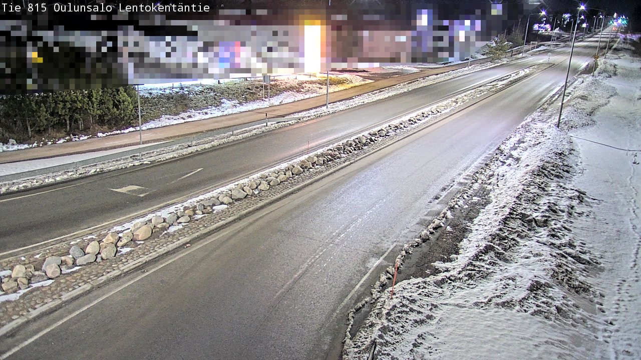 Kelikamerat Kuva Tie 816 Oulunsalo, Lentokentäntie, Oulu, Pohjois-Pohjanmaa