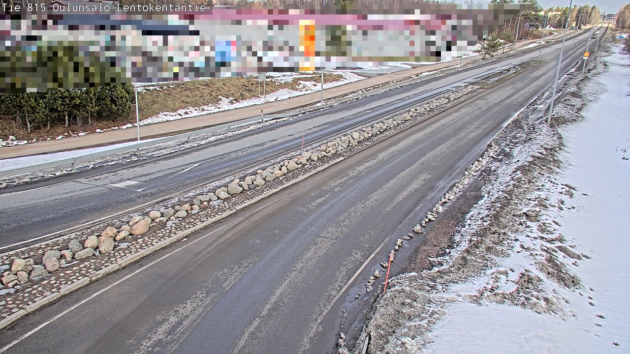 Kelikamerat Kuva Tie 816 Oulunsalo, Lentokentäntie, Oulu, Pohjois-Pohjanmaa