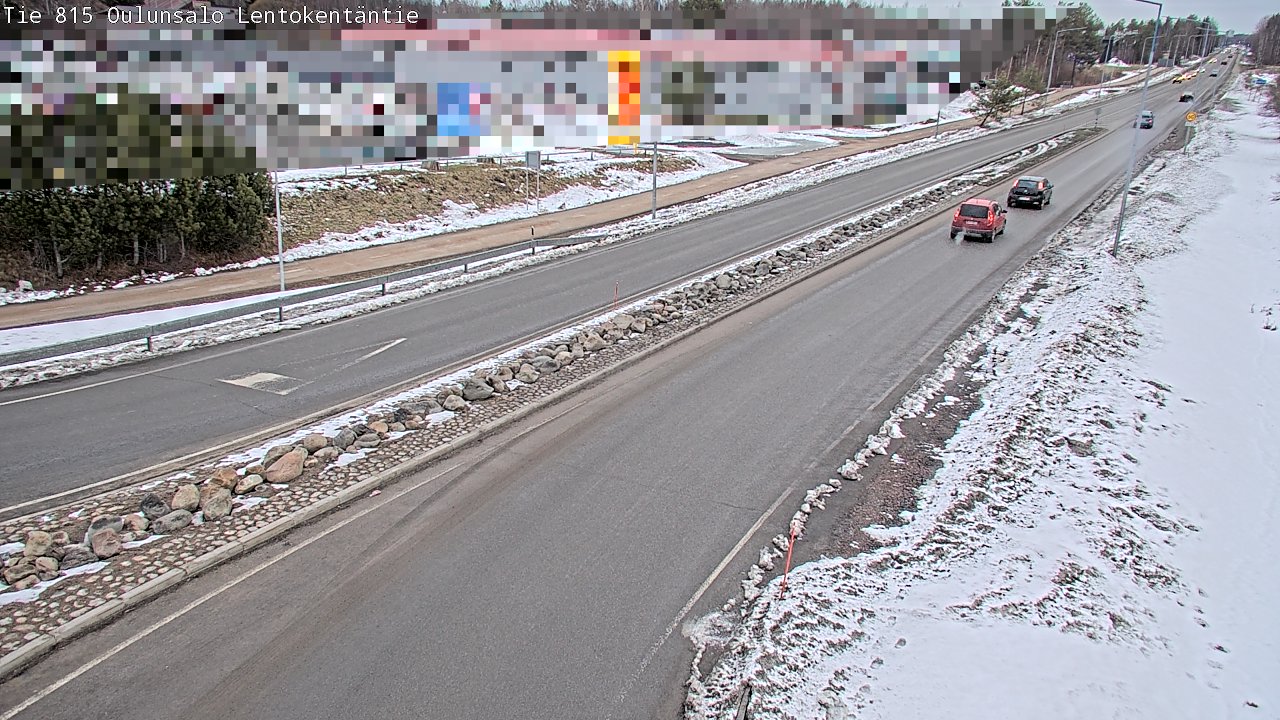 Kelikamerat Kuva Tie 816 Oulunsalo, Lentokentäntie, Oulu, Pohjois-Pohjanmaa