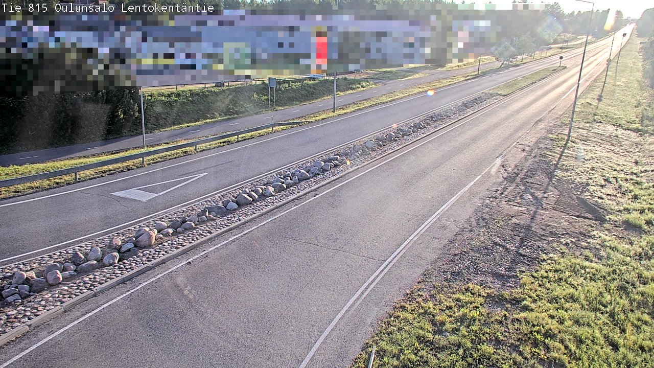 Weather Camera Image Road 816 Oulunsalo, Lentokentäntie, Oulu, Pohjois-Pohjanmaa