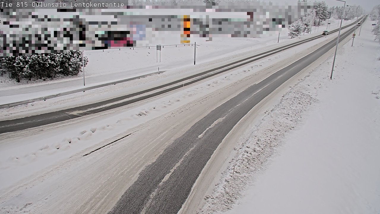 Kelikamerat Kuva Tie 816 Oulunsalo, Lentokentäntie, Oulu, Pohjois-Pohjanmaa