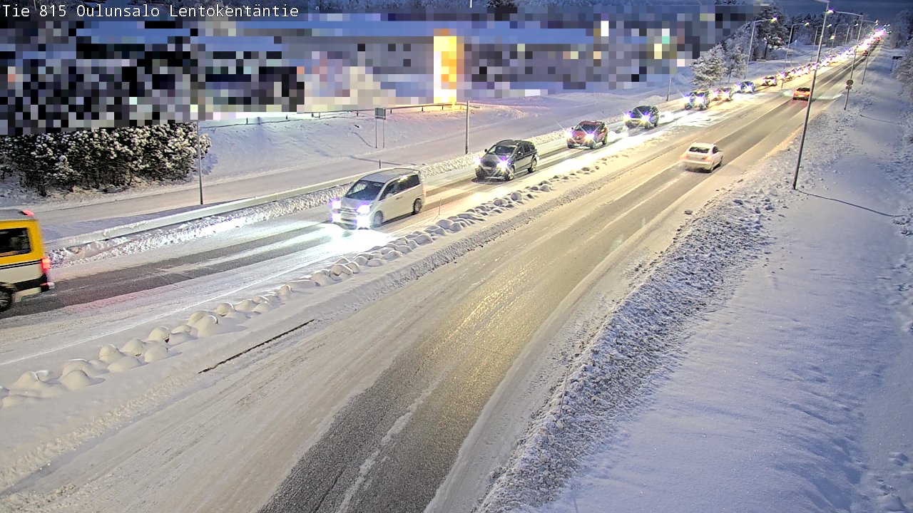 Kelikamerat Kuva Tie 816 Oulunsalo, Lentokentäntie, Oulu, Pohjois-Pohjanmaa