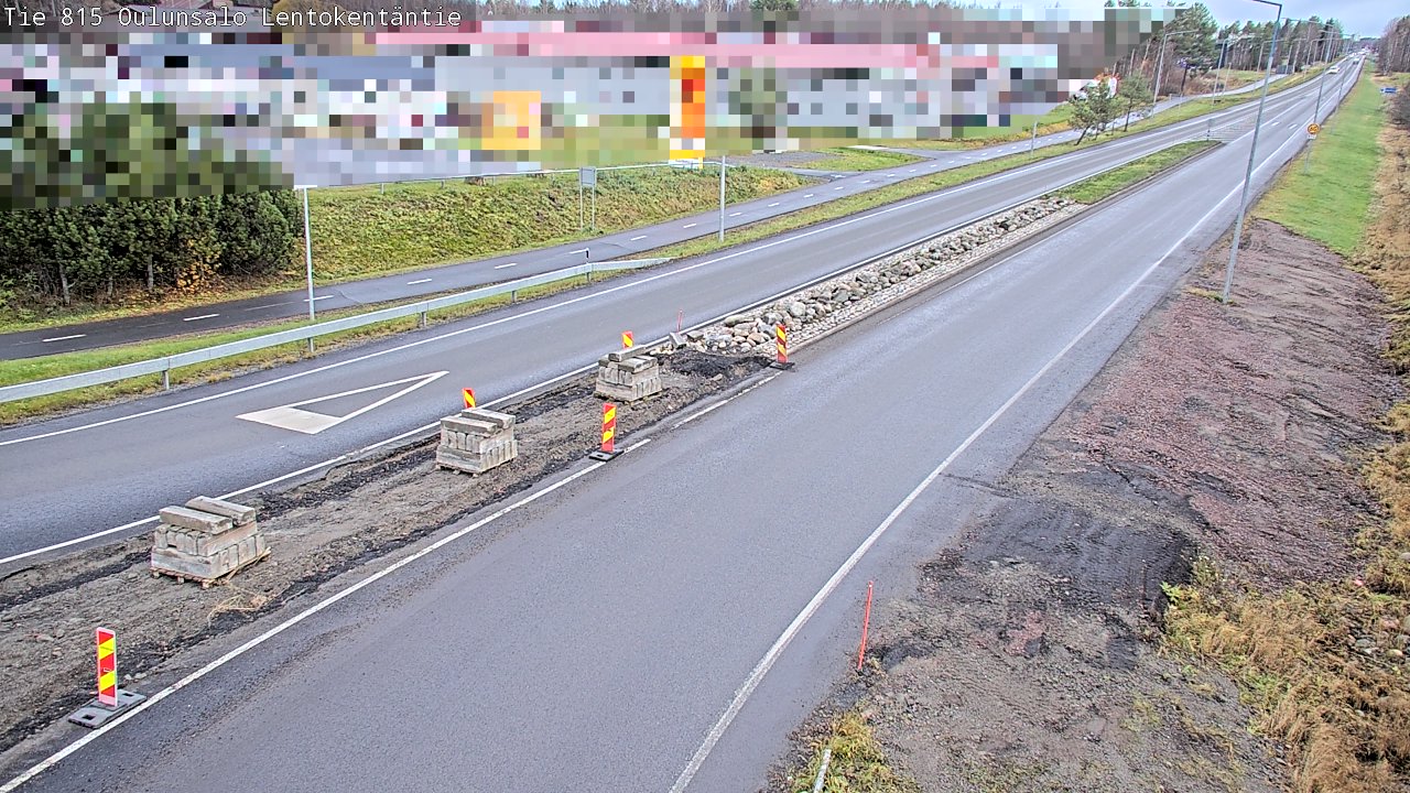 Kelikamerat Kuva Tie 816 Oulunsalo, Lentokentäntie, Oulu, Pohjois-Pohjanmaa