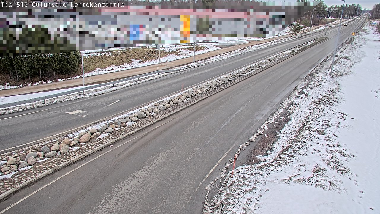 Kelikamerat Kuva Tie 816 Oulunsalo, Lentokentäntie, Oulu, Pohjois-Pohjanmaa