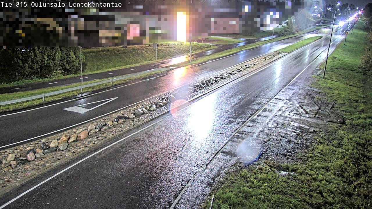 Weather Camera Image Road 816 Oulunsalo, Lentokentäntie, Oulu, Pohjois-Pohjanmaa