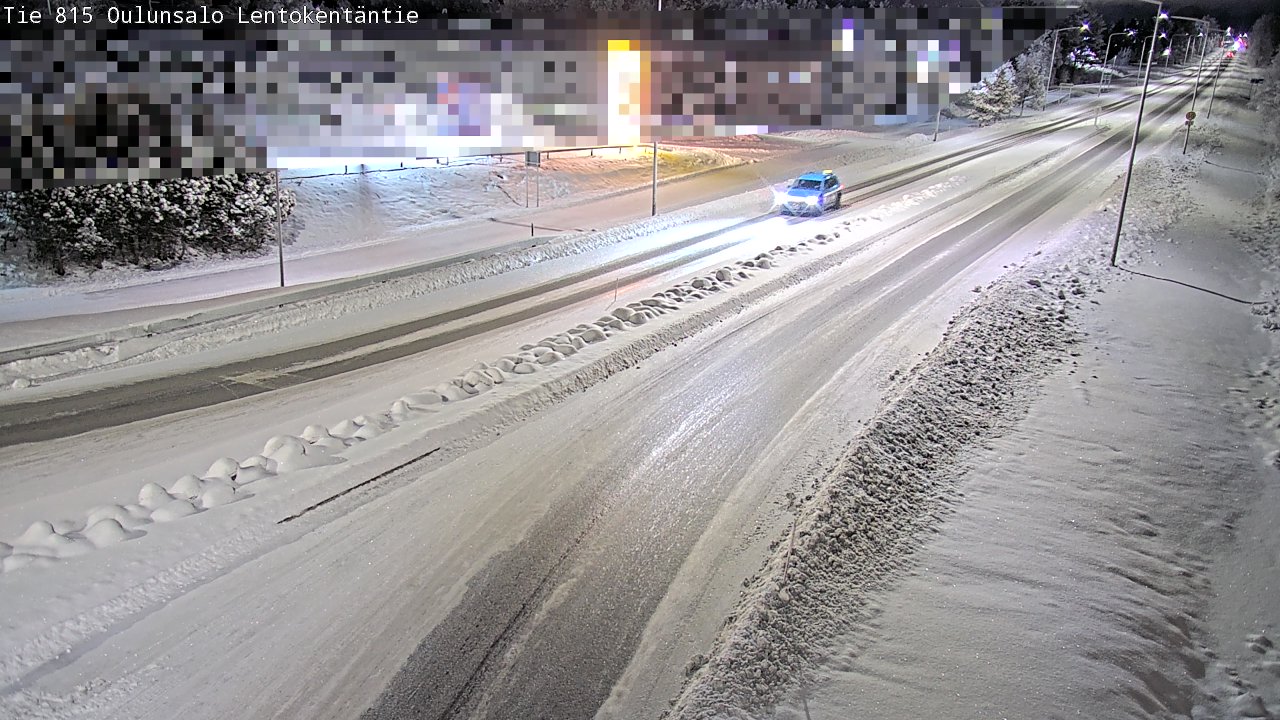 Kelikamerat Kuva Tie 816 Oulunsalo, Lentokentäntie, Oulu, Pohjois-Pohjanmaa