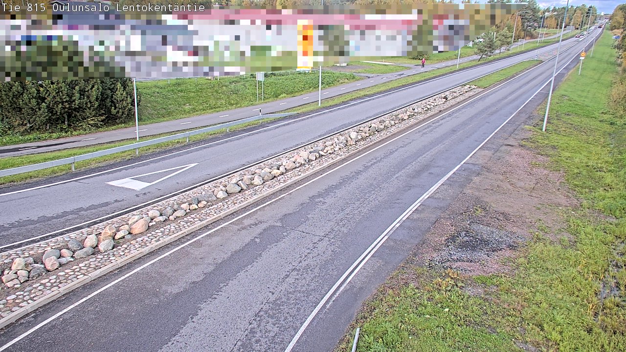 Weather Camera Image Road 816 Oulunsalo, Lentokentäntie, Oulu, Pohjois-Pohjanmaa